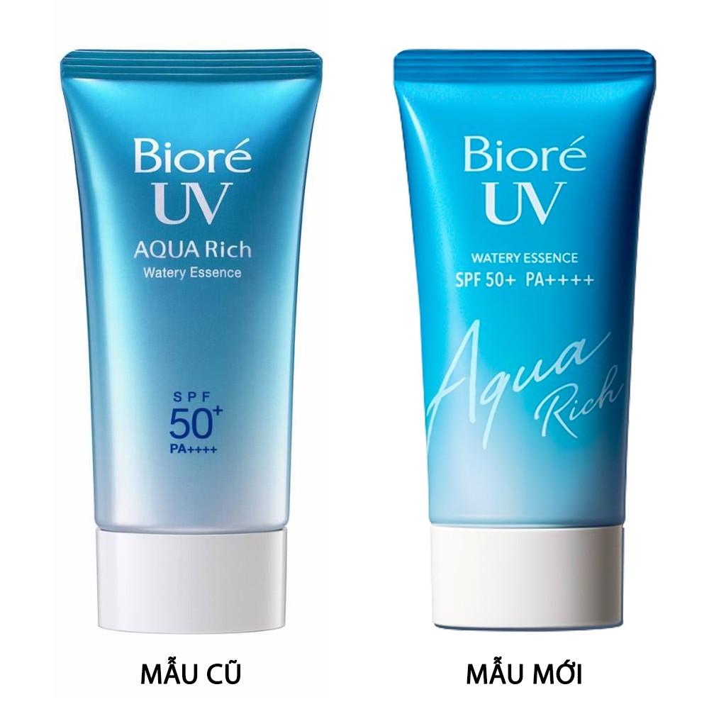 Biore UV Aqua Rich Watery Essence SPF50+/ PA++++ là dòng mỹ phẩm Nhật Bản chính hãng đến từ thương hiệu Bioré. Đây là một trong các loại kem chống nắng nhất định phải có cho da khô.