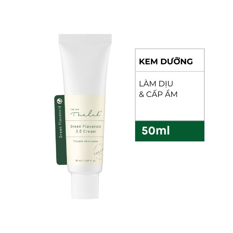 KEM DƯỠNG CẤP ẨM PHỤC HỒI DA THE LAB BY BLANC DOUX GREEN FLAVONOID 3.0 CREAM 50ML