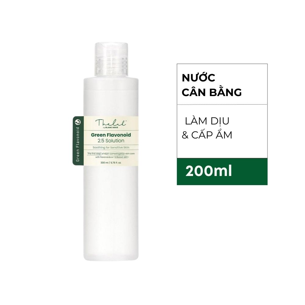 NƯỚC CÂN BẰNG DỊU DA THE LAB BY BLANC DOUX GREEN FLAVONOID 2.5 SOLUTION 200ML