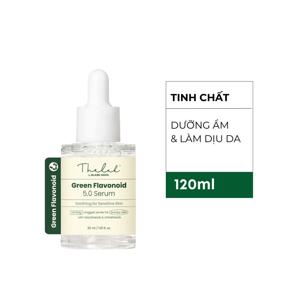 TINH CHẤT CẤP ẨM & LÀM DỊU DA THE LAB GREEN FLAVONOID 5.0 SERUM – 50ML